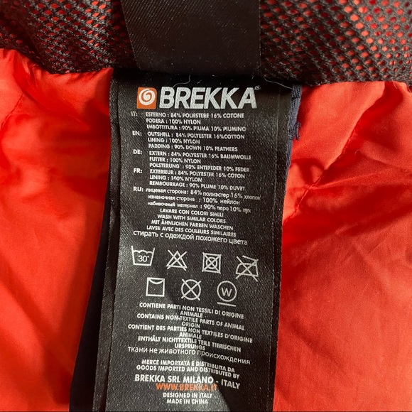 Brekka Expedition Antartica jacket Parka Thick Down Feather Fur hood - Picture 7 of 13